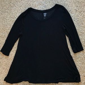 Black tunic shirt